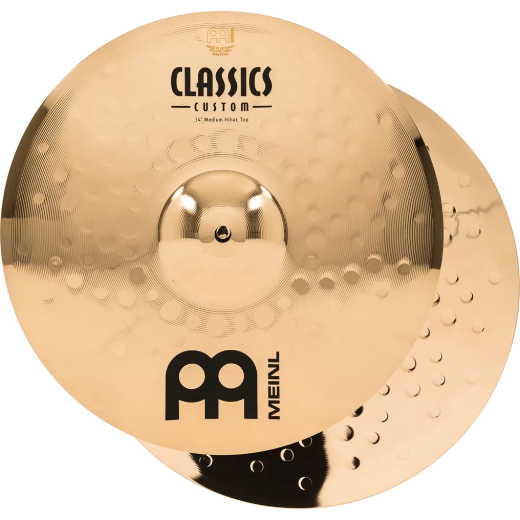 Meinl 14" Classics Custom Brilliant Medium Hihat