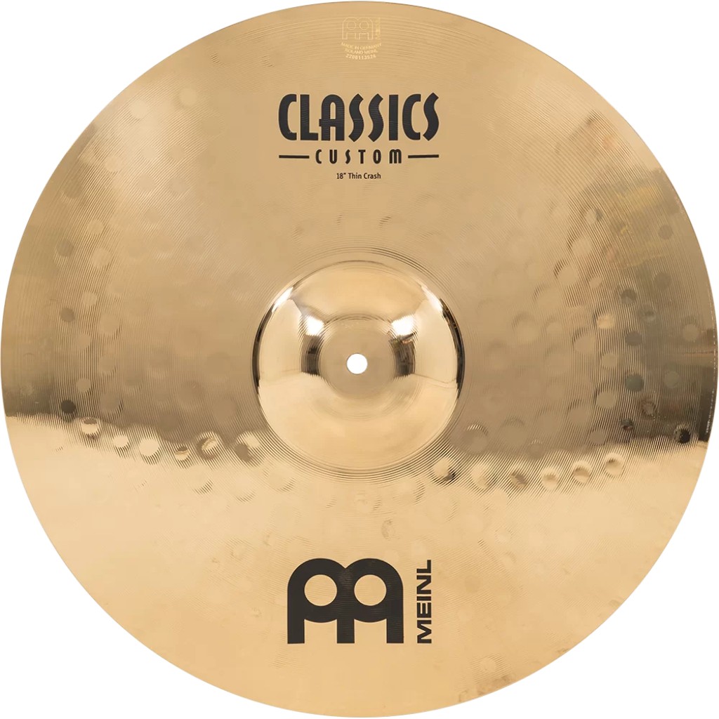 Meinl 18" Classics Custom Brilliant Thin Crash