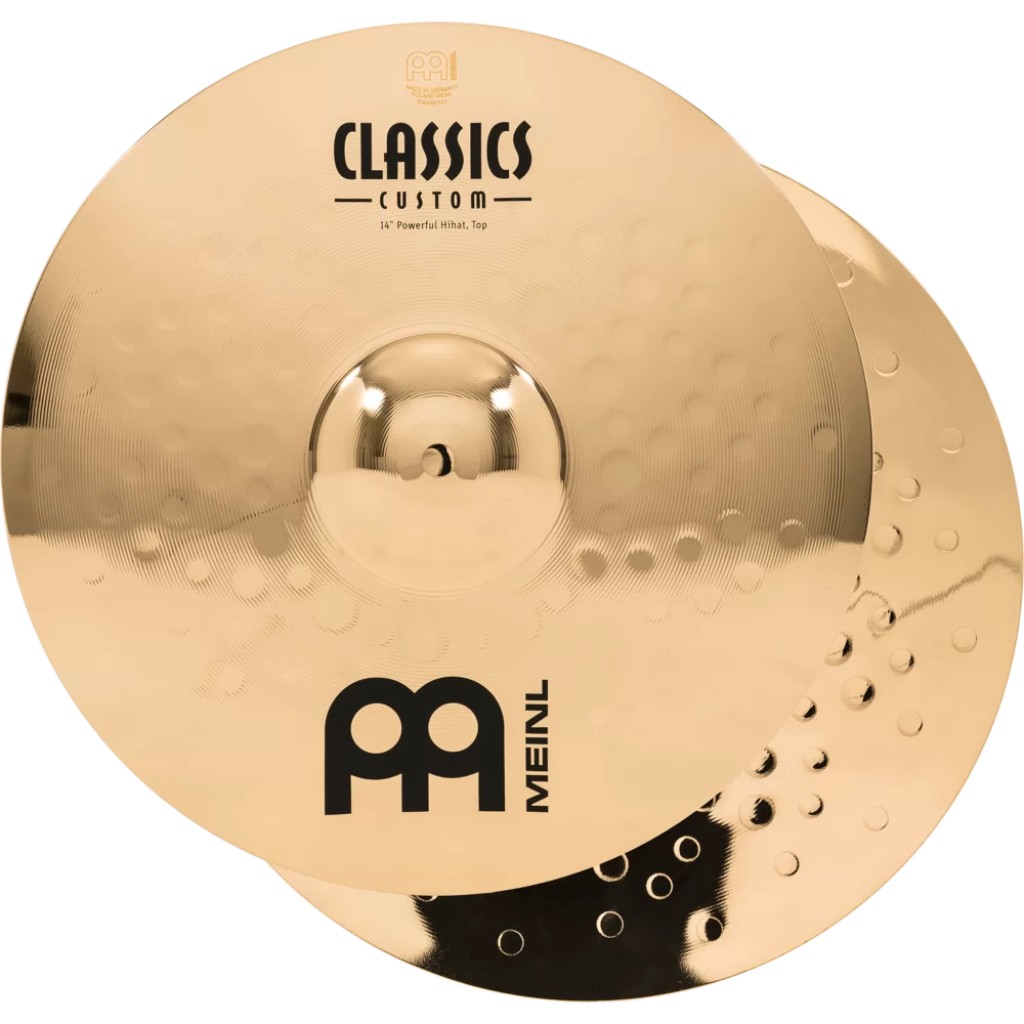 Meinl 14" Classics Custom Brilliant Powerful Hihat